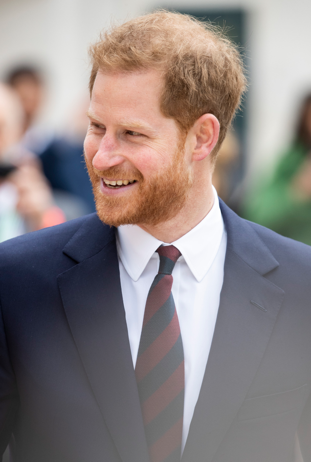 Prince Harry, Duke of Sussex arrives at The Guildhall on April 4, 2019 in London, England.